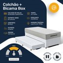 Ver imagem 5 de Cama Box com Colchão de Molas Ensacadas Ortobom One Face Plenno Superpocket + Auxiliar de Espuma