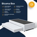 Ver mais imagens de Cama Box com Colchão de Molas Ensacadas Ortobom One Face Plenno Superpocket + Auxiliar de Espuma