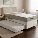 Ver imagem 2 de Cama Box com Colchão de Molas Ensacadas Ortobom One Face Plenno Superpocket + Auxiliar de Espuma