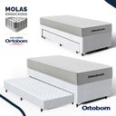 Ver imagem 3 de Cama Box com Colchão de Molas Ensacadas Ortobom One Face Plenno Superpocket + Auxiliar de Espuma