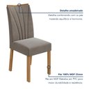 Ver imagem 3 de Conjunto 4 Cadeiras Estofadas Apogeu