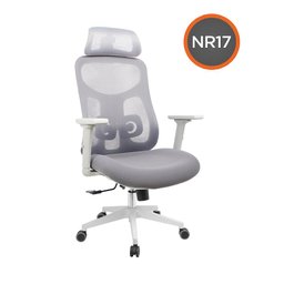 Cadeira Office Everest Presidente Ergon.(nr17), Est. Nylon, Mecan. Sincron. Braços Reg. 3d, Ass. C - 6