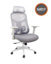 Ver imagem 6 de Cadeira Office Everest Presidente Ergon.(nr17), Est. Nylon, Mecan. Sincron. Braços Reg. 3d, Ass. C