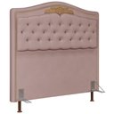 Ver imagem 1 de Cabeceira Cama Box Casal Queen 160cm Imperial J02 Suede Rosê - Mpozenato