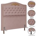 Ver imagem 4 de Cabeceira Cama Box Casal Queen 160cm Imperial J02 Suede Rosê - Mpozenato