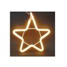 Estrela Led Neon Decoração De Natal 30 Cm - Estrela Neon - Estrela natal - 110v Branco Quente - 2