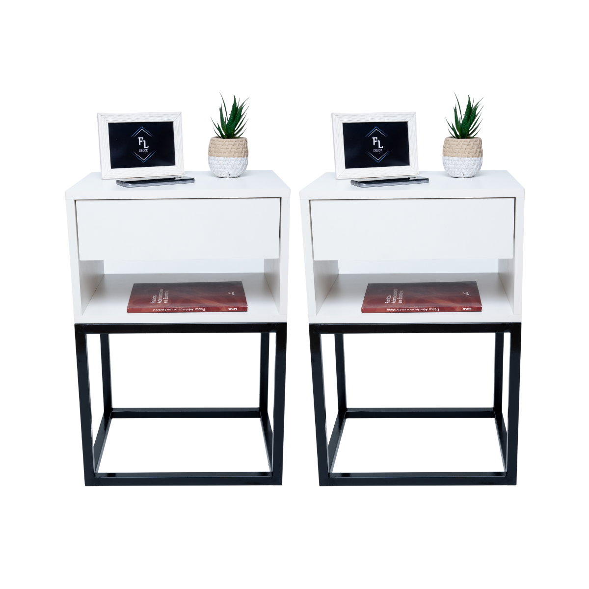 Kit Mesa De Cabeceira Industrial 40cm Base Preta Enviamos Montado é boa?