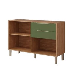 Balcão Mgm Divina 2 Gavetas e 2 Portas - Freijó/verde - 2