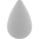 Ver imagem 1 de Vaso Decorativo Cachepô Enfeite Casa Cerâmica 15x14x14cm Branco