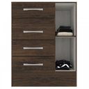 Ver imagem 3 de Cômoda Sapateira Grande Duquesa 4 Gavetas 1 Porta