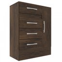 Ver imagem 2 de Cômoda Sapateira Grande Duquesa 4 Gavetas 1 Porta