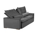 Ver imagem 5 de Sofá Modular 5 Lugares 2.50M Retrátil E Reclinável Cinza