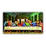 Quadro Santa Ceia - Tela Única - 200 x 100 cm - Preta - 1