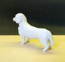 Ver imagem 3 de Cachorro Basset (Salsicha) Decorativo - 10 Cm Altura - Toque 3D - Várias Cores: Branco