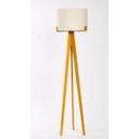 Ver imagem 1 de Luminária Coluna para Sala Tripé Áustria com Cupula Algodão Design Minimalista Decoração