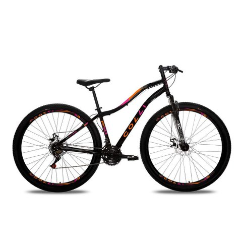 Colli Bike, Paris, Aro 29 Aero, Quadro Rebaixado Tam.15,5, Aço Carbono, 36 Raias, 21 Velocidades, Su
