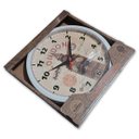 Ver imagem 3 de Relógio de Parede Omega 24cm Quartz Phr003 Diversos Modelos Branco Londres