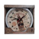 Ver imagem 4 de Relógio de Parede Omega 24cm Quartz Phr003 Diversos Modelos Branco Londres