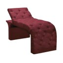Ver imagem 1 de Maca Estofada Estética Cílios Regulável Spa Suede Eloísa:bordô