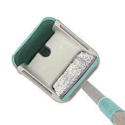 Rodo Flat Mop e Balde Lava Seca Profissional Limpeza Pratica - 4