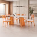 Ver imagem 2 de Conjunto de 2 Cadeiras Village - Madeira Maciça, Encosto Laminado - Távoli Decor