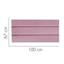 Ver imagem 2 de Painel Estofada Argentina 100cm Solteiro Para Cama Box Quarto Suede Rosa Bebê - Gat Magazine
