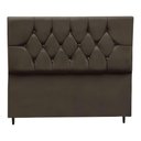 Ver imagem 1 de Cabeceira Estofada Cama Box Solteirão 100 Cm Suede Nina Marrom