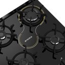 Ver imagem 4 de Fogão 4 Bocas a Gás/elétrico com Airfryer Alpro 440 Realce Cr231 preto 110v