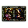 Quadro Vitral Jesus e Maria - Tela Única - 90 x 60 cm - Preta - 1