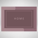 Ver imagem 1 de Tapete Porta Entrada Decorativo Antiderrapante 65x45 Home