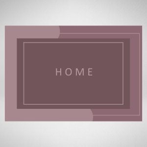 Tapete Porta Entrada Decorativo Antiderrapante 65x45 Home