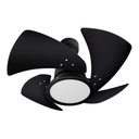 Ver imagem 1 de Ventilador de Teto Venti-Delta 130W 84cm 4 Pás Preto Tornado com Painel LED 220V