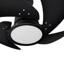 Ver imagem 2 de Ventilador de Teto Venti-Delta 130W 84cm 4 Pás Preto Tornado com Painel LED 220V