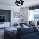 Ver imagem 3 de Ventilador de Teto Venti-Delta 130W 84cm 4 Pás Preto Tornado com Painel LED 220V