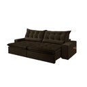 Ver imagem 3 de Sofá Retrátil e Reclinável 2,50cm com Pillow e Molas Ensacadas Montebello - Movenzo Estofados