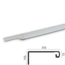 Ver imagem 1 de Perfil Puxador Alumínio Facetato RM-183 Barra 03 metros Natural Rometal 01 barra