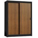 Ver imagem 2 de Guarda-Roupa Solteiro Madesa Dallas 2 Portas de Correr 2 Gavetas Preto/Rustic Cor:Preto/Rustic