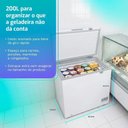 Ver imagem 4 de Freezer e Conservador Horizontal Hq 200 Litros Branco Hq-200cfx 220v