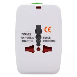 Adaptador Tomada Universal Padrão 150 Países Uk Europa Eua Asia Viagem Bivolt 110/220 Bivolt Aio - 1