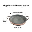 Ver mais imagens de Jogo Panelas Pedra Sabão com Panela de Pressão Durável 9 Pçs