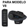 Controle Remoto Vnetphone V8 Bluetooth Intercomunicador Moto - 4