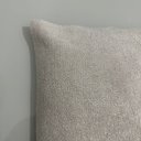 Ver imagem 1 de Cabeceira Pétala 120cm para Cama de Solteiro:bouclé Bege
