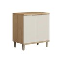 Ver imagem 2 de Balcão Cozinha Bless 2 Portas 80cm Jequitiba/Off White Linea