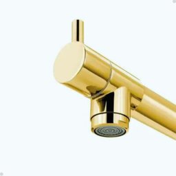 Torneira Gourmet Vip Monocomando Misturador Spray Preto com Dourado/gold - 8