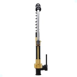 Torneira Gourmet Vip Monocomando Misturador Spray Preto com Dourado/gold - 6