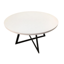 Ver imagem 2 de Mesa Estilo Industrial Redonda 120cm - Cor Branco