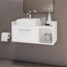 Gabinete Suspenso para Banheiro 1 Nicho Branco - 6
