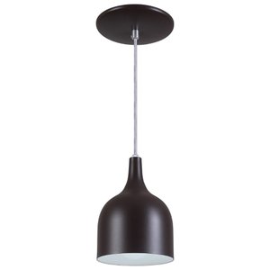Pendente Gota Teat Luminária Lustre Alumínio Marrom Tabaco Textura - T&T Iluminação