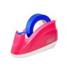 Suporte Para Fita Adesiva Escritório Rosa Neon Tilibra - 1