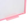 Quadro Branco Moldura Mdf 80 X 60cm Stalo Rosa - 3